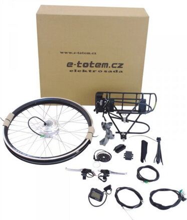 Elektrosada e-totem 700C 2011, 360WH, přední motor, pouze pro ráfkové brzdy